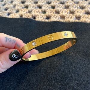 Gold Bangle Bracelet